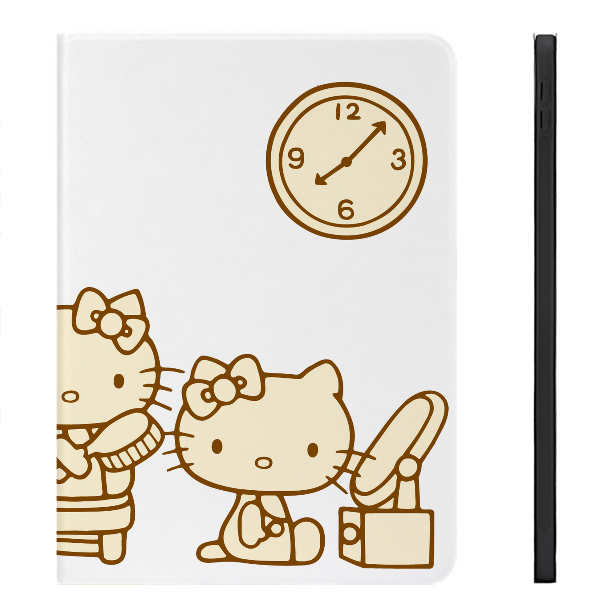 （画像用） Hello Kitty ハローキティ IPadケース ペンホルダー付き ブックスタイルデザイン